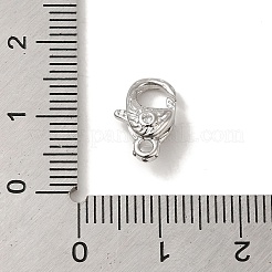 Fermagli per artiglio in zircone chiaro con zirconi in ottone micro pavimentato&nbsp;LS-KK-K371-11B-P