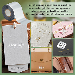 Estampación de papel de aluminio caliente&nbsp;DIY-WH0591-520A-01