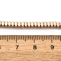 Гальванические нити из синтетических немагнитных гематитовых бусин G-L613-I01-01