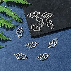 10 шт. сплав кристаллов стразов звенья/соединители&nbsp;ALRI-FS0001-02P