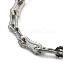Pulseras de cadena de cable de acero inoxidable 304 que no se deslustran para hombres y mujeres&nbsp;BJEW-D042-17P