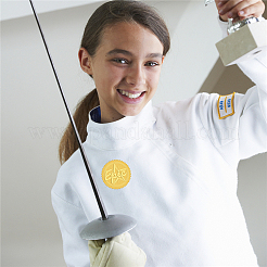 Пластиковые самоклеящиеся наклейки с тиснением из золотой фольги&nbsp;DIY-WH0211-303