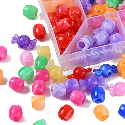 156шт 9 стиля акриловые европейские бусины&nbsp;MACR-YW0001-68