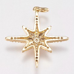 Латунные микро проложить кубического циркония подвески&nbsp;X-ZIRC-E145-52G