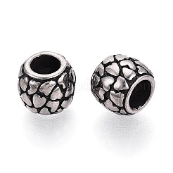 Бусины европейского стиля с крупными отверстиями из нержавеющей стали 304&nbsp;STAS-T072-101AS