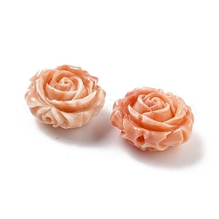 Резные бусины из синтетических ракушек SHEL-U001-04