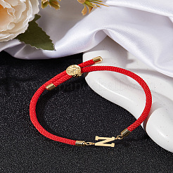 1 pulsera deslizante con cordón de nailon ajustable para mujer&nbsp;BJEW-LP0001-32N-02