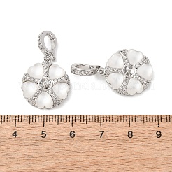 Латунный микро-паве кубический цирконий KK-A279-20P