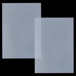 2шт прозрачный силиконовый коврик&nbsp;AJEW-CP0009-87