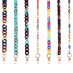 Прозрачный акриловый витой цепной мешок декоративные цепочки&nbsp;HJEW-YW00116-02