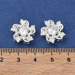 Messing-Pavé-Zirkonia-Mehrstrang-Glieder&nbsp;KK-B172-21S-01