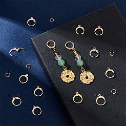 40 шт. фурнитура для сережек из нержавеющей стали 304 STAS-UN0041-83