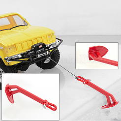 2セット2色合金キャプスタングラウンドアンカー  トレーラーアンカー  赤＆黒  ミックスカラー  44x18x24mm  穴：3mm  1セット/カラー&nbsp;FIND-GA0001-42