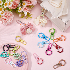 18 шт. подвеска из цинкового сплава с эмалью 18 цветов&nbsp;HJEW-SC0002-07