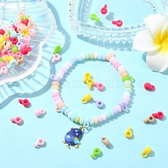 90 шт. 9-х цветные акриловые трубчатые держатели&nbsp;SACR-CJ0001-76