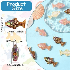 20шт непрозрачные акриловые бусины с покрытием&nbsp;MACR-YW0004-12