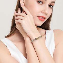 150 шт. 3-х цветные тибетские серебряные бусины TIBEB-PA0001-01