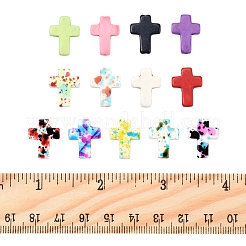 120шт набор из 13-х цветных синтетических бирюзовых бусин G-FS0005-84