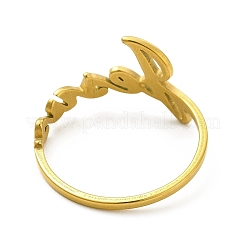 Ионное покрытие (ip) 201 кольца из нержавеющей стали&nbsp;RJEW-G278-35G