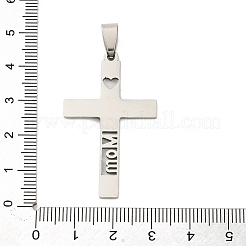 Не тускнеющие подвески из нержавеющей стали ко дню матери 201 STAS-N103-188P