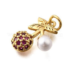 Латунные микро проложить кубического циркония подвески KK-B136-25G