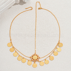 Элегантные украшения для волос из цинкового сплава в виде кисточки из старинной монеты TH1149