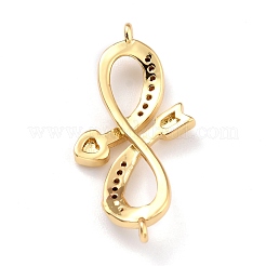 Бюстгальтеры Micro pave прозрачные кубические циркониевые звенья соединители ZIRC-L097-046G