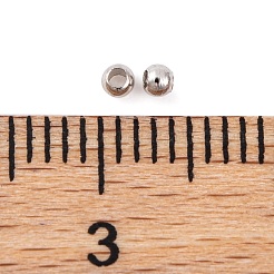 Abstandsperlen aus Messing mit Zahnstangenbeschichtung&nbsp;KKB-I709-03A-P