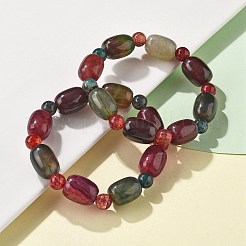 Браслеты из натурального агата G-P570-01F