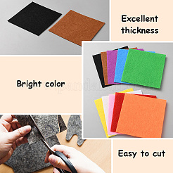 10 шт. 10-х цветная фетровая ткань бон-ткань DIY-WH20048-053