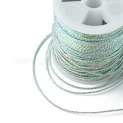Filo metallico da cucito in poliestere color arcobaleno&nbsp;OCOR-E026-08C