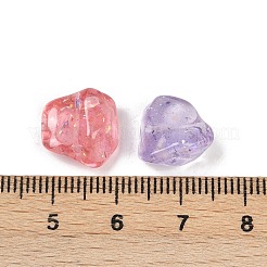 Прозрачные смоляные эмалевые бусины RESI-L047-21