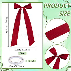 8 шт. полиэстеровая лента бант украшение&nbsp;HJEW-PH02158