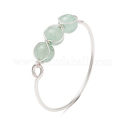 Mit Kupferdraht umwickelte Ringe aus natürlichen Amethyst-&nbsp;RJEW-JR00852-01