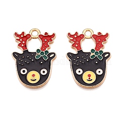 Новогодняя тема сплава эмали подвески ENAM-T020-10D