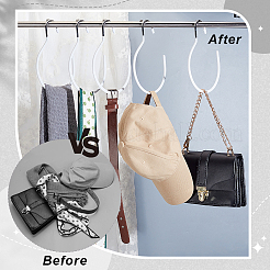 Вешалка для полотенец из нержавеющей стали и пластика AJEW-WH0534-58B