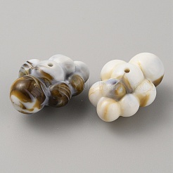 Непрозрачные акриловые бусины&nbsp;SACR-TAC0005-04C