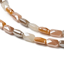 Стеклянные бусины с гальваническим покрытием  X-EGLA-P065-02A-03