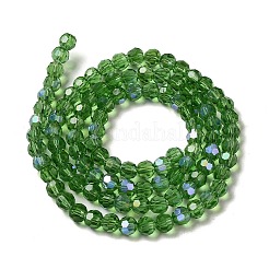 Гальванизируйте прозрачное стекло бисер нитей&nbsp;EGLA-A035-T6mm-L11