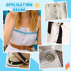 40 шт. 10 стиля пуговицы из сплава с тремя отверстиями на ножке&nbsp;BUTT-PH0001-69