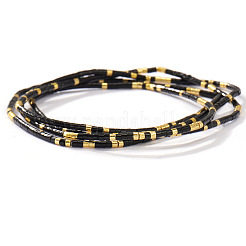 Набор из 3 винтажных эластичных браслетов из стекла&nbsp;LF4427-1