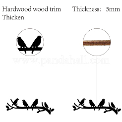 Lasergeschnittene Lindenholz-Wandskulptur&nbsp;WOOD-WH0123-083