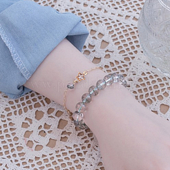 20 шт. звенья из латуни с прозрачным кубическим цирконием&nbsp;KK-GO0001-95