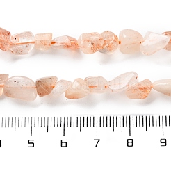 Природного кварца клубники нитей бисера G-P497-01C-42