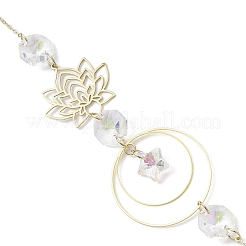 Стеклянные каплевидные подвесные ловцы солнца HJEW-JM04250