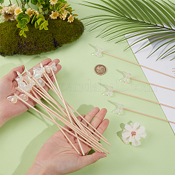 20шт акриловая бабочка украшение для цветочного горшка AJEW-OC00025