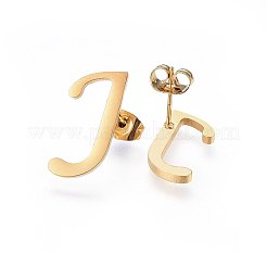 Комплекты украшений из нержавеющей стали 304 с подвесками и серьгами-гвоздиками SJEW-P101-10G