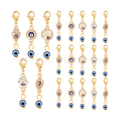 20 шт. подвесные украшения на тему сглаза HJEW-PH0001-77