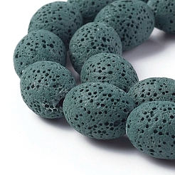 Бусы из натуральной лавы&nbsp;G-F671-03B-14