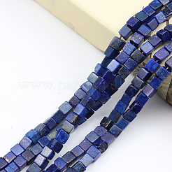 2 нити натуральных бусин из лазурита&nbsp;G-PA0001-78